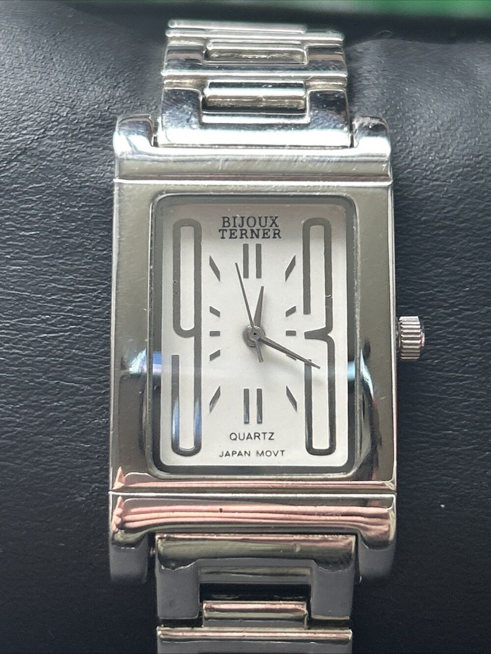 Bijoux Terner Silver Tone Women’s Quartz Watch
